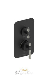 T-Box valve 2 fcts thermo Bellacio-C brushed gold