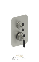 T-Box valve 2 fcts thermo Bellacio-C brushed gold