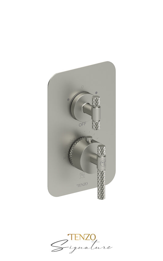 T-Box valve 2 fcts thermo Bellacio-C brushed gold