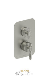 T-Box valve 2 fcts thermo Bellacio-C brushed gold