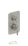 T-Box valve 2 fcts thermo Bellacio-C brushed gold