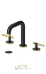 8" lavatory faucet with (W/O overflow) drain Bellacio-C brushed gold