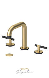8" lavatory faucet with (overflow) drain Bellacio-C brushed gold
