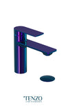 Glam single hole lavatory faucet with (overflow) drain