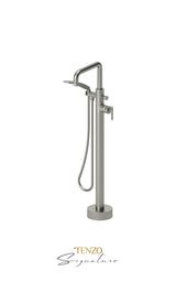 Floor mount tub filler Bellacio-C brushed gold