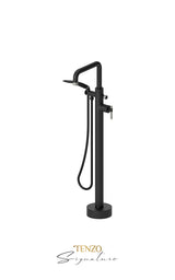 Floor mount tub filler Bellacio-C brushed gold