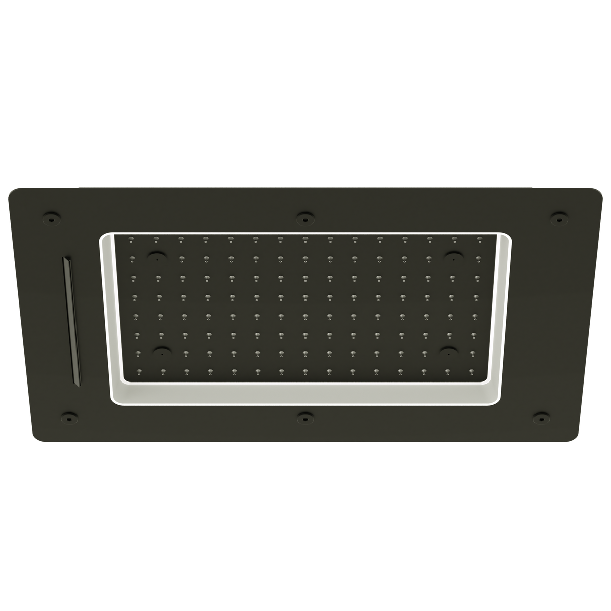 Ceiling shwr head, waterfall & mist 40x60cm [16x24in] LED