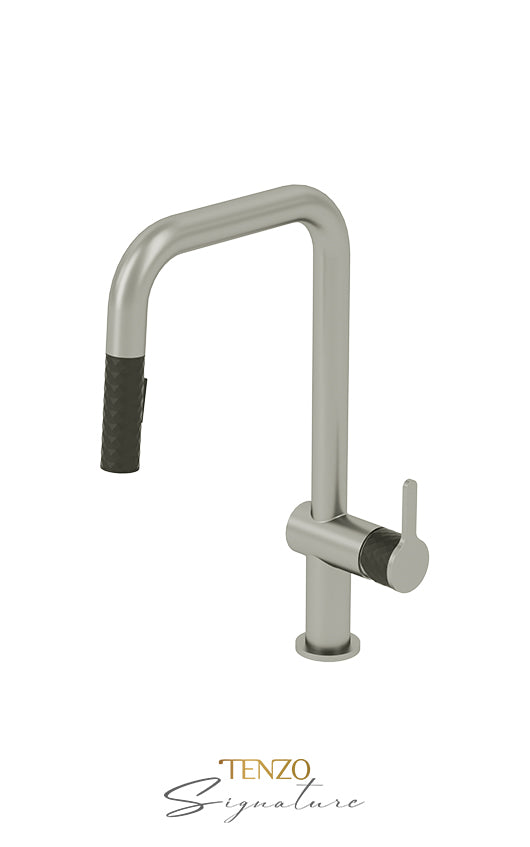 Single-handle kitchen faucet Calozy with pull-down & 2-Function hand shower