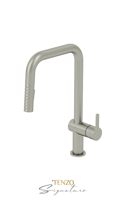 Single-handle kitchen faucet Calozy with pull-down & 2-Function hand shower