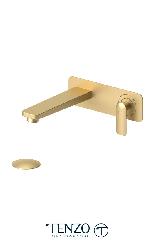 Wall mount lavatory faucet Delano with (overflow) drain