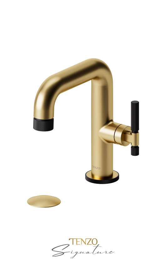 Single hole lavatory faucet with (overflow) drain Bellacio-F