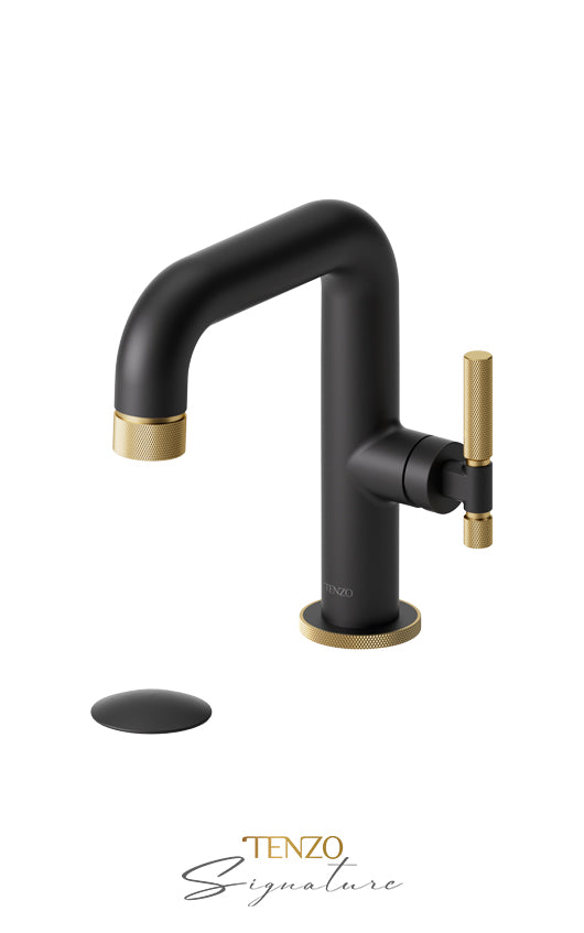 Single hole lavatory faucet with (overflow) drain Bellacio-F