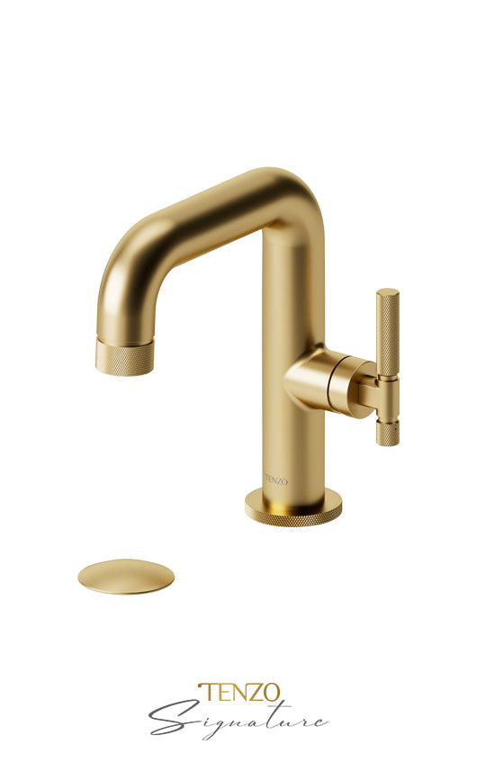 Single hole lavatory faucet with (overflow) drain Bellacio-F