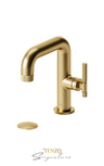 Single hole lavatory faucet with (overflow) drain Bellacio-F