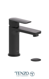 Delano single hole lavatory faucet with (overflow) drain