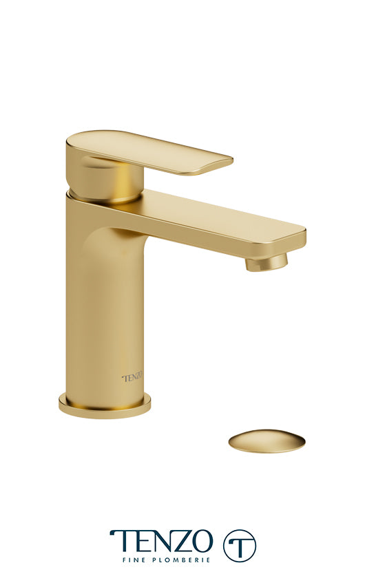Delano single hole lavatory faucet with (W/O overflow) drain