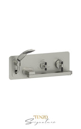 Wall mount tub faucet with swivel spout Bellacio-F brushed gold