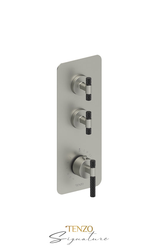 Extenza valve 2 fcts thermo Bellacio-C brushed gold