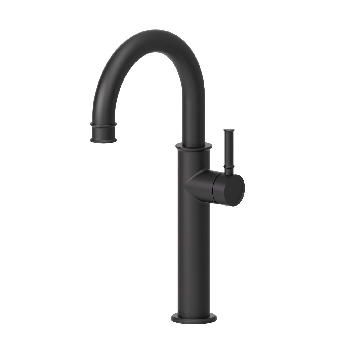 Alyss single hole tall lavatory faucet with (W/O overflow) drain