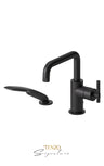 Deck mount 2 pcs tub filler Bellacio-F brushed gold