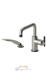 Deck mount 2 pcs tub filler Bellacio-F brushed gold