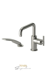 Deck mount 2 pcs tub filler Bellacio-F brushed gold