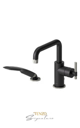 Deck mount 2 pcs tub filler Bellacio-F brushed gold