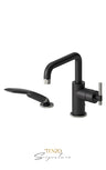 Deck mount 2 pcs tub filler Bellacio-F brushed gold