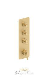 Extenza valve 3 fcts thermo Bellacio-F brushed gold