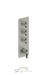 Extenza valve 3 fcts thermo Bellacio-F brushed gold