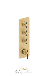 Extenza valve 3 fcts thermo Bellacio-F brushed gold