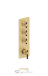 Extenza valve 3 fcts thermo Bellacio-F brushed gold