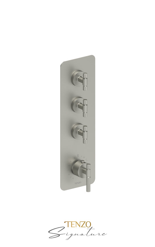 Extenza valve 3 fcts thermo Bellacio-F brushed gold