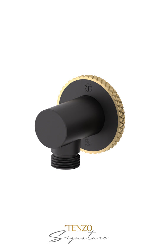 Wall supply elbow Bellacio-C brushed gold
