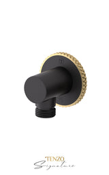 Wall supply elbow Bellacio-C brushed gold