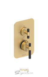 T-Box valve 3 fcts thermo Bellacio-F brushed gold