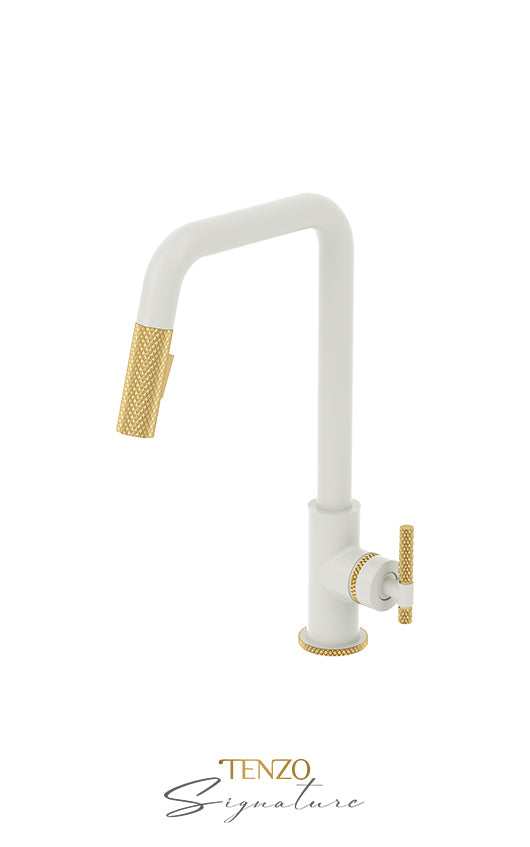 Single-handle kitchen faucet Bellacio with pull-down & 2-Function hand shower
