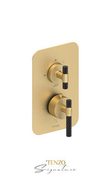 T-Box valve 3 fcts thermo Bellacio-C brushed gold