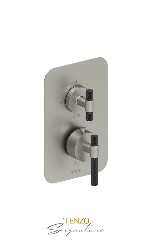 T-Box valve 3 fcts thermo Bellacio-C brushed gold