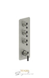 Extenza valve 3 fcts thermo Bellacio-C brushed gold