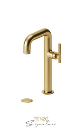 Tall single lavatory faucet with (overflow) drain Bellacio-C