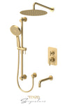 T-Box valve 3 fcts pres bal Bellacio-C brushed gold