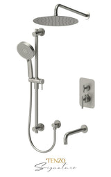 T-Box valve 3 fcts pres bal Bellacio-C brushed gold