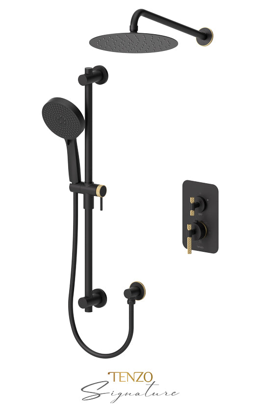 T-Box kit 2 fcts thermo Bellacio-C brushed gold