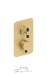 T-Box valve 3 fcts pres bal Bellacio-C brushed gold