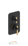T-Box valve 2 fcts thermo Bellacio-F brushed gold