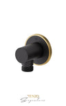 Wall supply elbow Bellacio-F brushed gold
