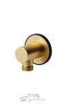 Wall supply elbow Bellacio-F brushed gold