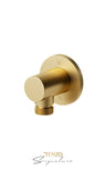 Wall supply elbow Bellacio-F brushed gold