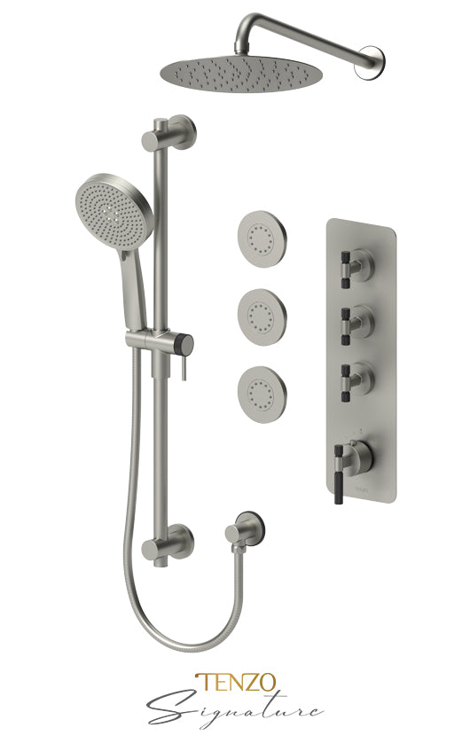 Extenza kit 3 fcts thermo Bellacio-F brushed gold